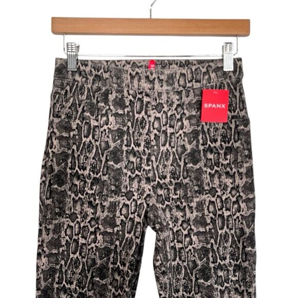 NWT Spanx 20018R Neutral Taupe Snake Jean-ish Ankle Slim Leggings Size M - Picture 3 of 9